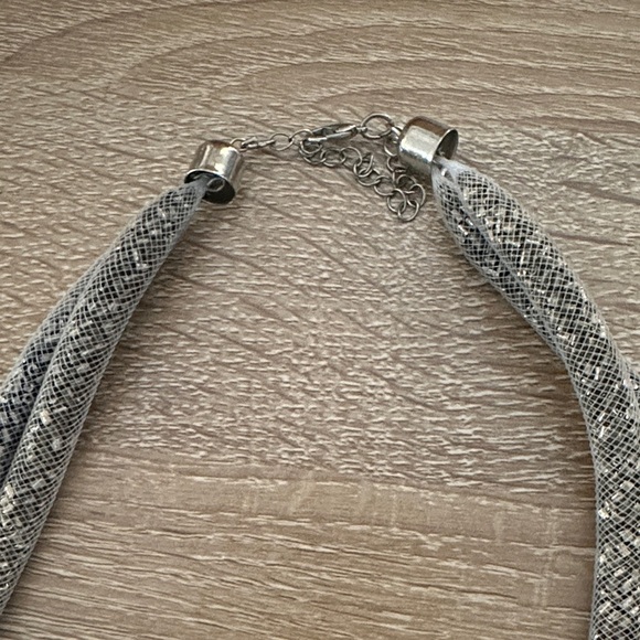 Statement Silver Chain Necklace - Adjustable - Picture 5 of 10